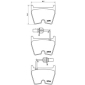 P85078 BREMBO Комплект тормозных колодок