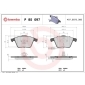 P85097 Brembo Колодки тормозные, комплект