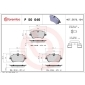 P50046 Brembo Колодки тормозные передние