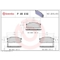 P49010 BREMBO Комплект тормозных колодок