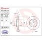 09705611 Brembo Диск тормозной передн,