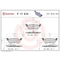 P11014 Brembo Колодки тормозные дисковые