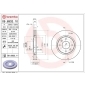 09693211 BREMBO Тормозной диск