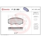 P23093 Brembo КОЛОДКИ ТОРМОЗНЫЕ ДИСКОВЫЕ К-Т