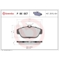 P86007 BREMBO Комплект тормозных колодок