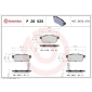 P28025 Brembo Комплект тормозных колодок,