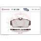P56036 Brembo Колодки тормозные, комплект