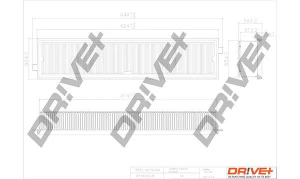 Drive+ DP1110100134 Воздушный фильтр