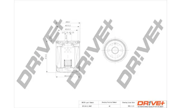DP1110.11.0027 Масляный фильтр