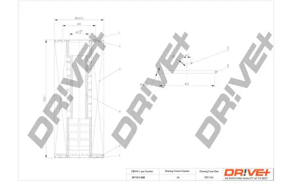 DP1110.11.0026 Масляный фильтр