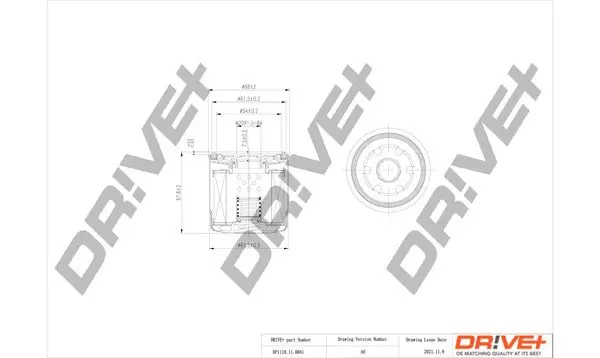 Drive+ DP1110110041 Масляный фильтр