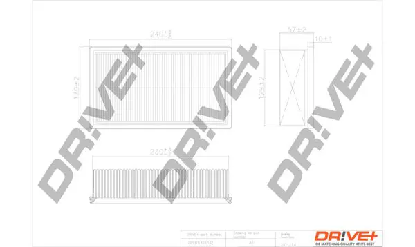 Drive+ DP1110100142 Воздушный фильтр