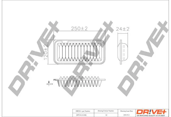 DP1110.10.0086 Воздушный фильтр