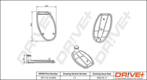 Drive+ DP1110140003 Комплект гидрофильтров,