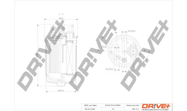 Drive+ DP1110130108 Топливный фильтр