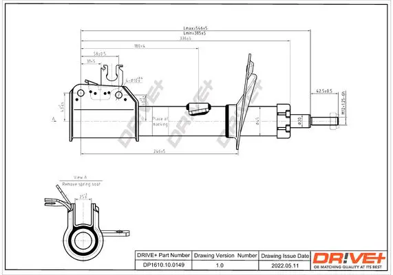 Drive+ DP1610100149 Амортизатор