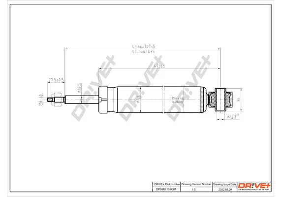 Drive+ DP1610100067 Амортизатор