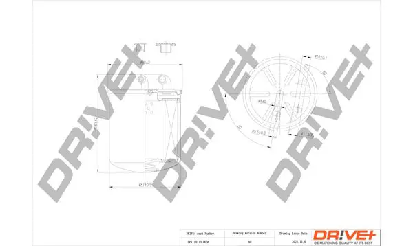 Drive+ DP1110130056 Топливный фильтр