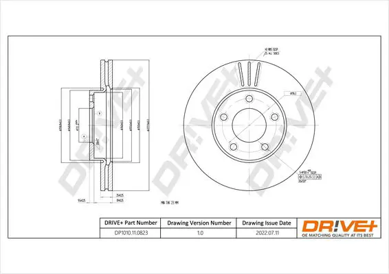 DP1010.11.0823 Тормозной диск