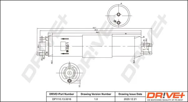 Drive+ DP1110130016 Топливный фильтр