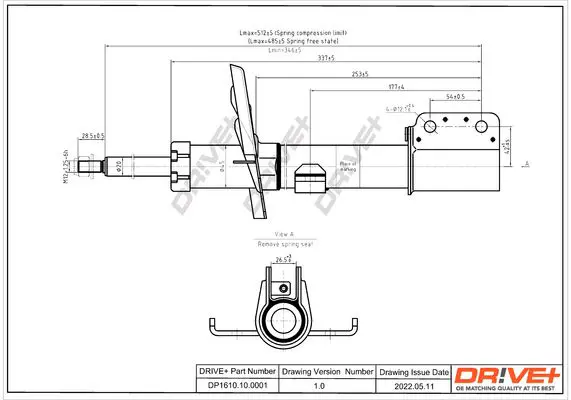 Drive+ DP1610100001 Амортизатор