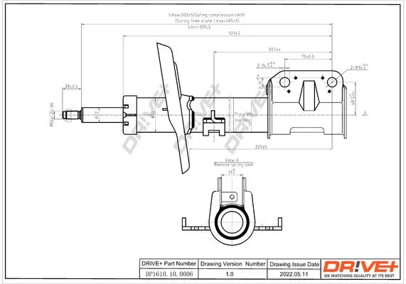 Drive+ DP1610100006 Амортизатор