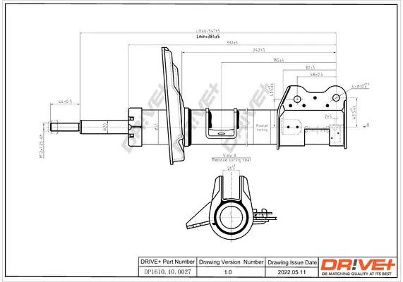 Drive+ DP1610100027 Амортизатор
