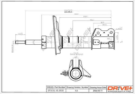 Drive+ DP1610100030 Амортизатор