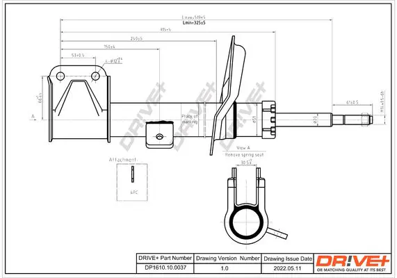 Drive+ DP1610100037 Амортизатор