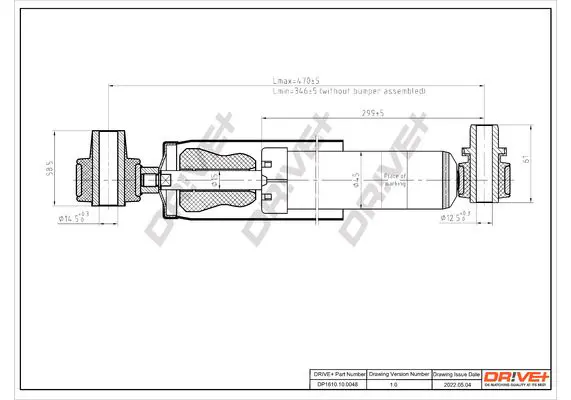 Drive+ DP1610100048 Амортизатор