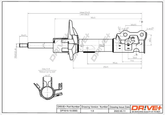 Drive+ DP1610100065 Амортизатор