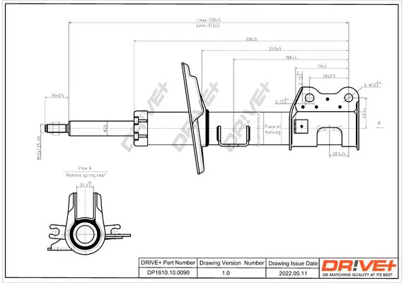 Drive+ DP1610100090 Амортизатор