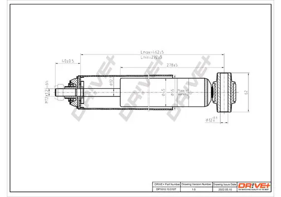 Drive+ DP1610100107 Амортизатор