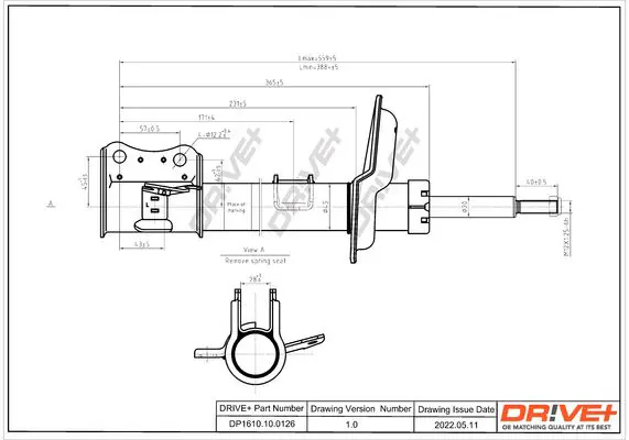 Drive+ DP1610100126 Амортизатор