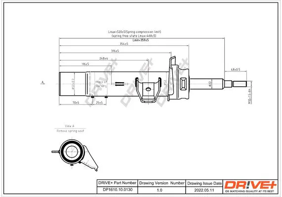 Drive+ DP1610100130 Амортизатор