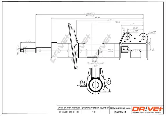 Drive+ DP1610100138 Амортизатор