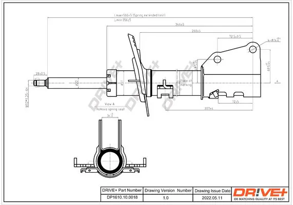 Drive+ DP1610100142 Амортизатор