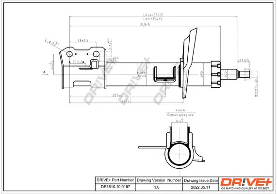 Drive+ DP1610100157 Амортизатор