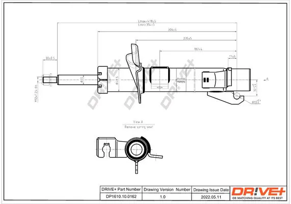 Drive+ DP1610100162 Амортизатор