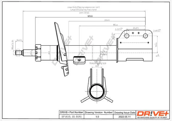 Drive+ DP1610100181 Амортизатор
