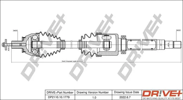 Drive+ DP2110101779 Приводной вал