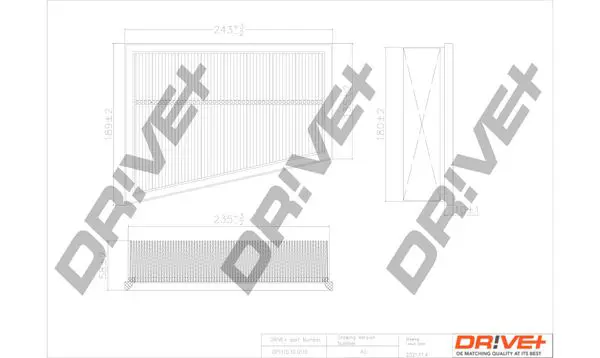 Drive+ DP1110100110 Воздушный фильтр