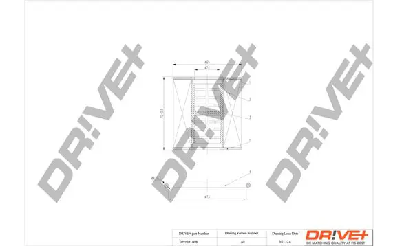 Drive+ DP1110110076 Масляный фильтр