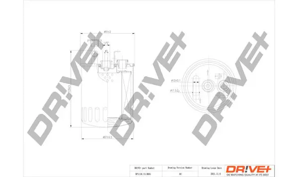 Drive+ DP1110130041 Топливный фильтр