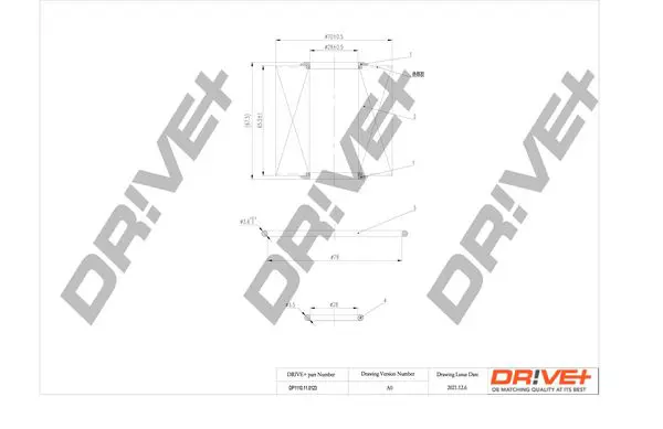Drive+ DP1110110123 Масляный фильтр