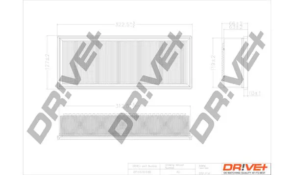 Drive+ DP1110100166 Воздушный фильтр