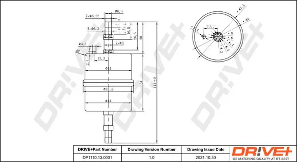 Drive+ DP1110130001 Топливный фильтр