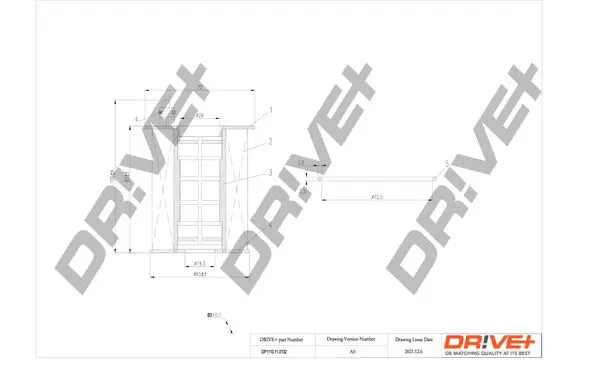 DP1110.11.0132 Drive+ Масляный фильтр