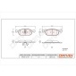 DP1010101217 Drive+ Комплект тормозных колодок,