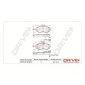 DP1010100873 Комплект тормозных колодок,
